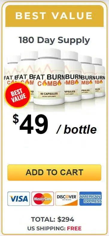 Fat Burn Combo - 6 Bottle Pack